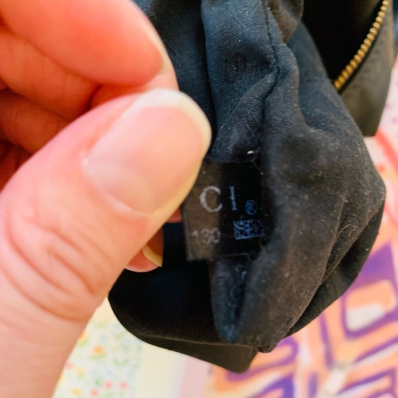 Gucci Black Leather Galaxy Chain Hobo Bag Authentic - Picture 6 of 13